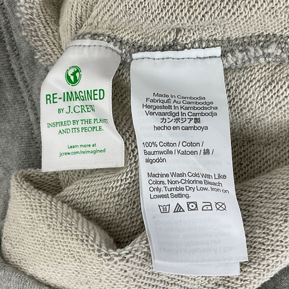 J. Crew University Terry Half-Zip Tunic NEW - Picture 12 of 12